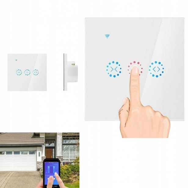 Přepínač pro rolety na dálkové ovládání, dotykový senzor Wi-Fi