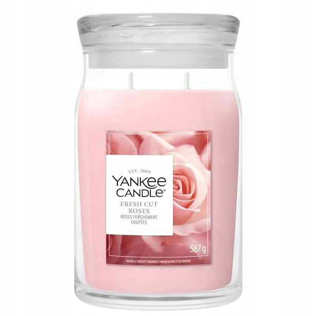Yankee Candle Signature velká svíčka Fresh Cut Roses