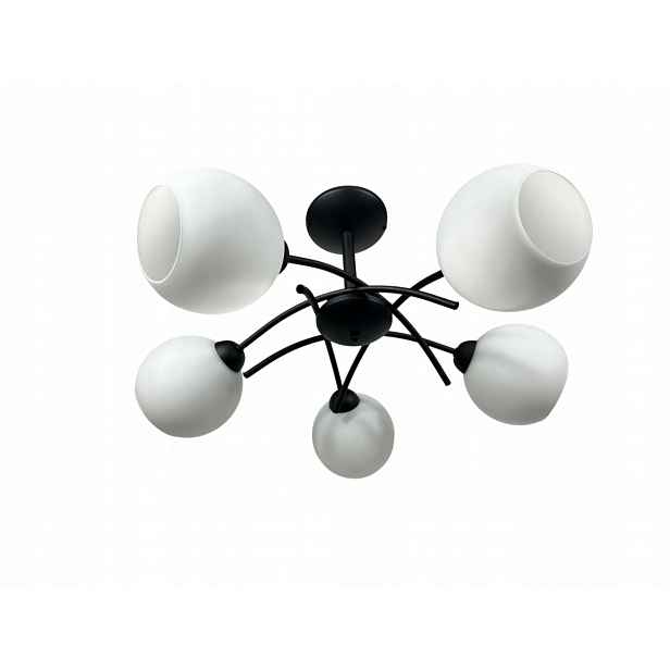 Euro-lampa Stropní Svítidlo Elegant 5 Černé stínidlo bílá 5X60W Výrobce