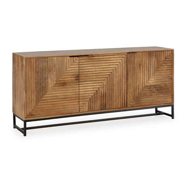 Komoda z mangového dřeva v přírodní barvě 170x79x40 cm Nereida – MOME