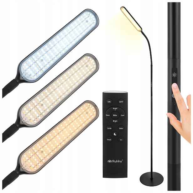 Led stojací lampa 180 cm
