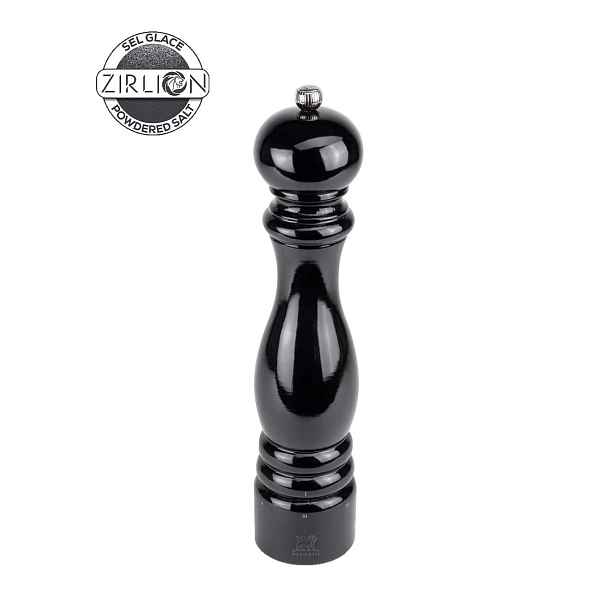 Peugeot Dřevěný mlýnek Paris na sůl u’Select Zirlion, 30 cm, černý lak 2377500