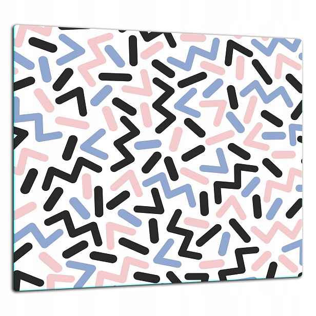 Skleněná Ochranná Deska Panel Lepidlo 65x60 Vzor