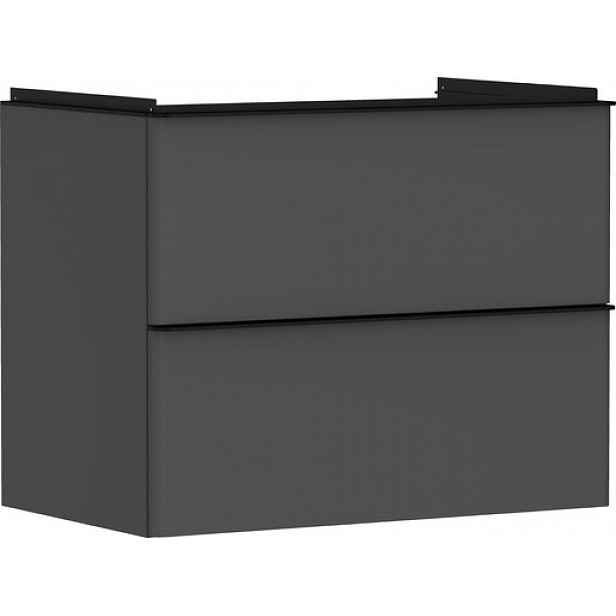 Skříňka pod umyvadlo bez umyvadla Hansgrohe Xelu Q 78x62,5x47,5 cm šedá matná 54028670