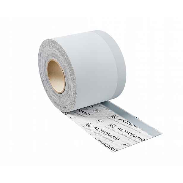 Těsnící páska na okna teplá, montáž 100 mm x 25 m, vnitřní Aktivband SK2