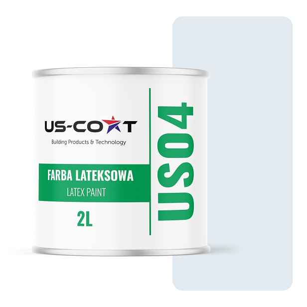 Barva Latexová Barva Bílá Modrá H0179 2L Hluboká Matná Na Stěny