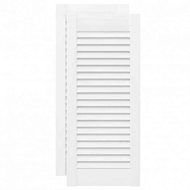 vidaXL Skříňové dveře 2 ks Bílá 69 x 49,4 cm Masivní borovicové dřevo