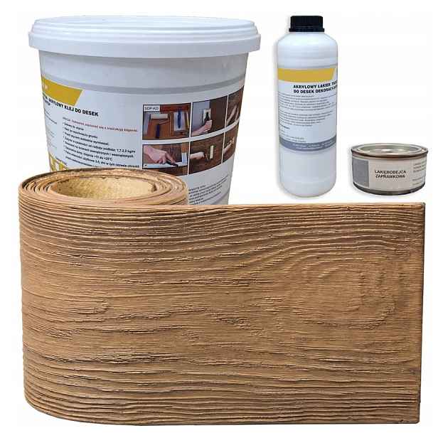 Fasádní deska Sada Lepidlo+Deska+Lak 1m2 Toscana 16cm 1m2