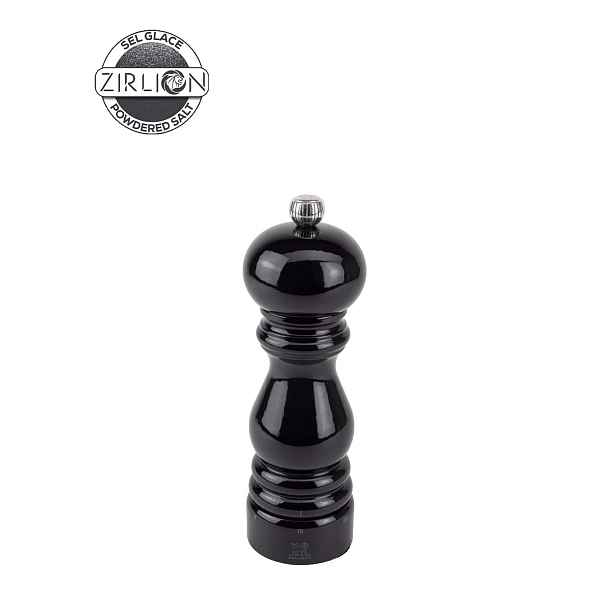 Peugeot Dřevěný mlýnek Paris na sůl u’Select Zirlion, 18 cm, černý lak 2371300