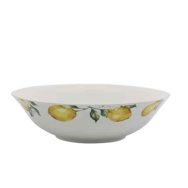 Porcelánová miska s citróny Maison Limone Blossom - Ø 24*7 cm / 1400 ml Chic Antique