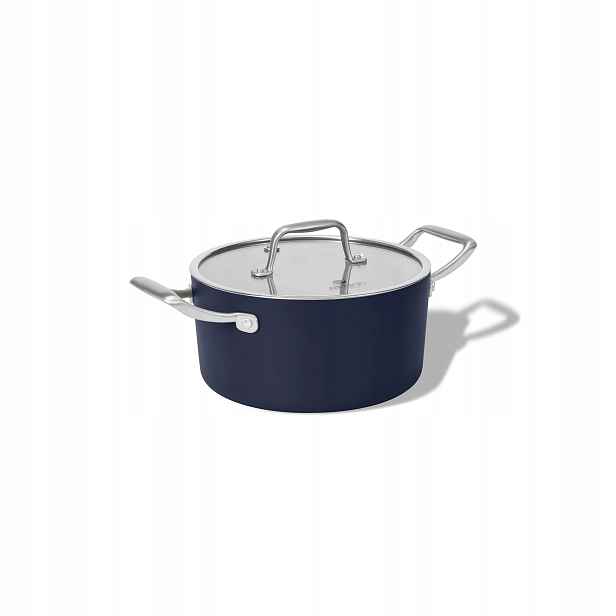 Elmich Nepřilnavý keramický hrnec Vital Ø 18 cm (2L) tmavě modrá