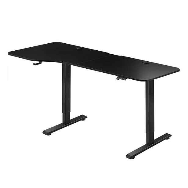 Juskys 107489 pracovní stůl kov černá 160x75 cm