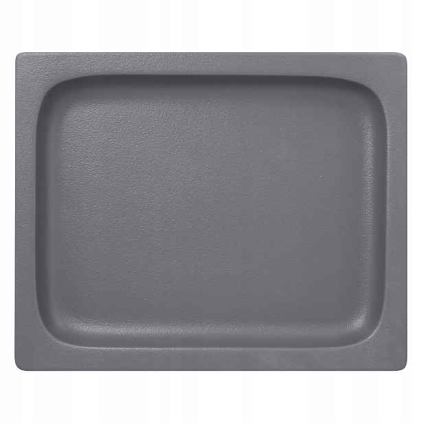 Nádoba Gn 1/2 výška 2,2 cm z porcelánu šedá matná Rak Porcelain
