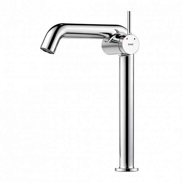 EMKE UMYVADLOVÁ BATERIE s přívodní trubkou z nerezové oceli chrom 26 cm