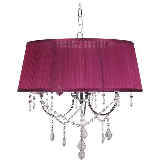 Stropní závěsná lampa Amaranth 3 Malva