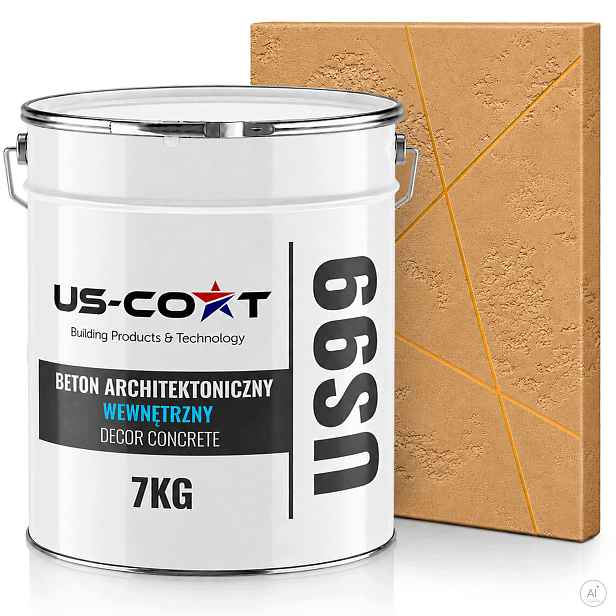 Vnitřní Dekorativní Omítka Beton 7KG Karamelová F596 Hotová Hmota Na Zeď
