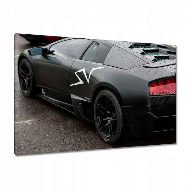 Obrazy 120x80 Černé Auto