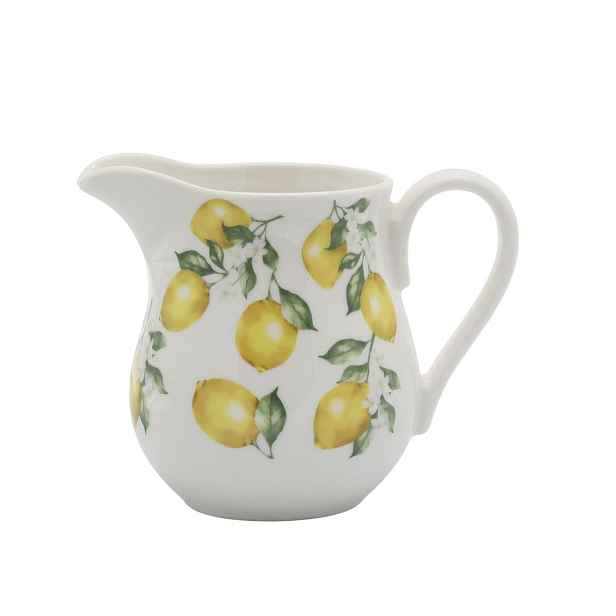 Porcelánový džbánek s citróny Maison Limone Blossom - 8*10 cm / 290 ml Chic Antique