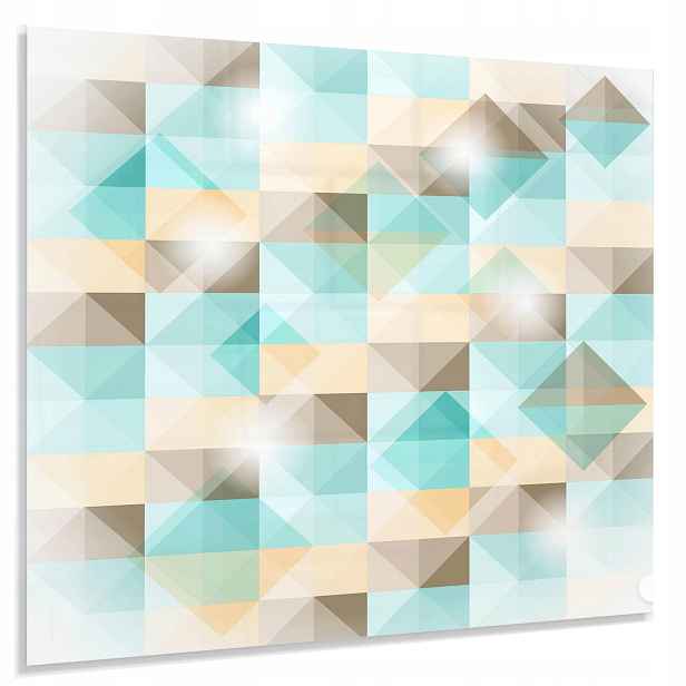 Tvrzený Panel 60x50cm 4mm Ochranný Lacobel Do Kuchyně Dekorativní