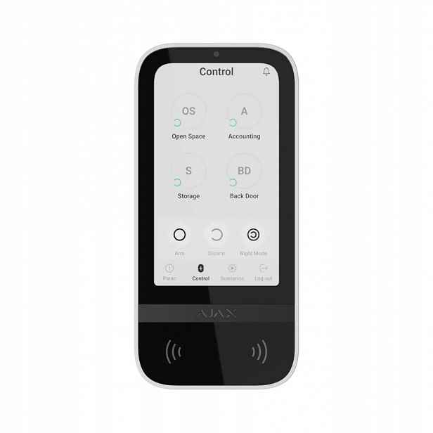 Klávesnice Ajax TouchScreen Jeweller bílá model 58455.148.WH1