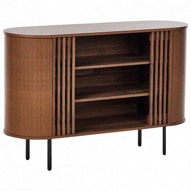Beliani SIDEBOARD Tmavě hnědý Taroon