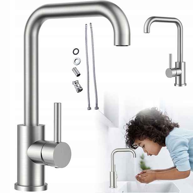 Kuchyňská baterie Kuchyňský kohout Otočný Flexibilní Odolný pro barový dřez