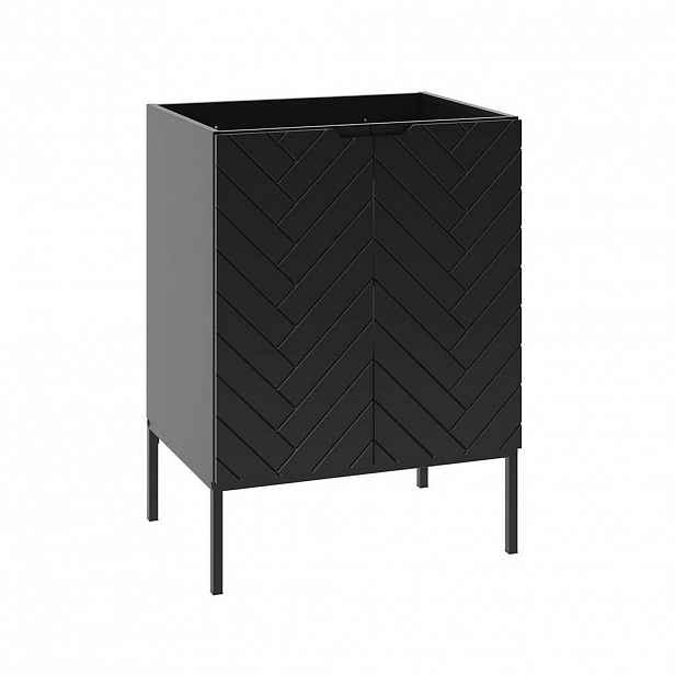 Petits-meubles SKŘÍŇKA POD UMYVADLO 60cm Daria Černá