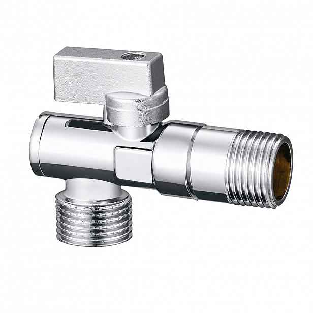 Rohový ventil s filtrem - 1/2''x 3/8'' - chrom