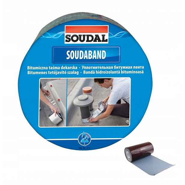 Bitumenová pokrývačská páska 225 mm/10 m Bronzová Čokoláda