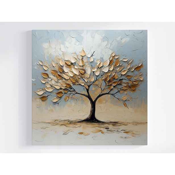 Obraz Na Plátně Canvas Dekorace Strom Život Štěstí Listy 3D 50x50