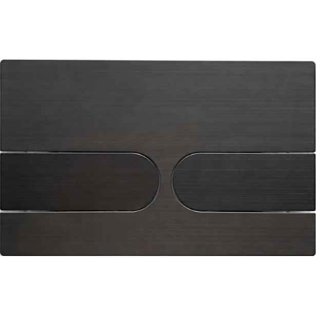 Splachovací tlačítko Ocel T3 gun metal pro Wc Geberit Duofix Sigma UP320 720