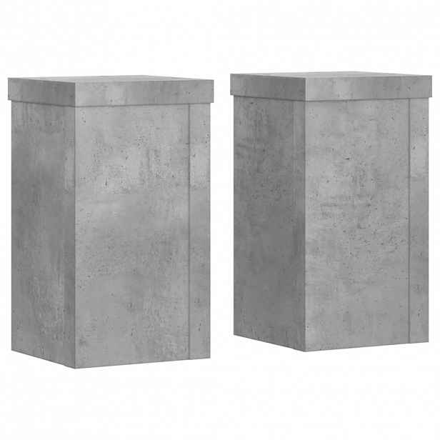vidaXL Stojan na rostliny 2 ks Betonově šedá 10 x 10 x 18 cm