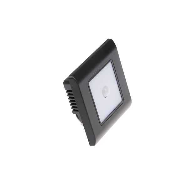 LED vestavné svítidlo PIR-RAN-B černé