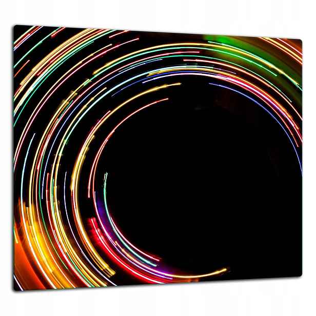 Skleněná Ochranná Deska Panel Lepidlo 65x60 Černá