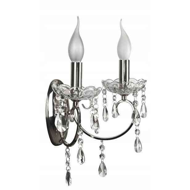 Aurora Nástěnné svítidlo 2*40W E14 chrom 22-96138 Candellux