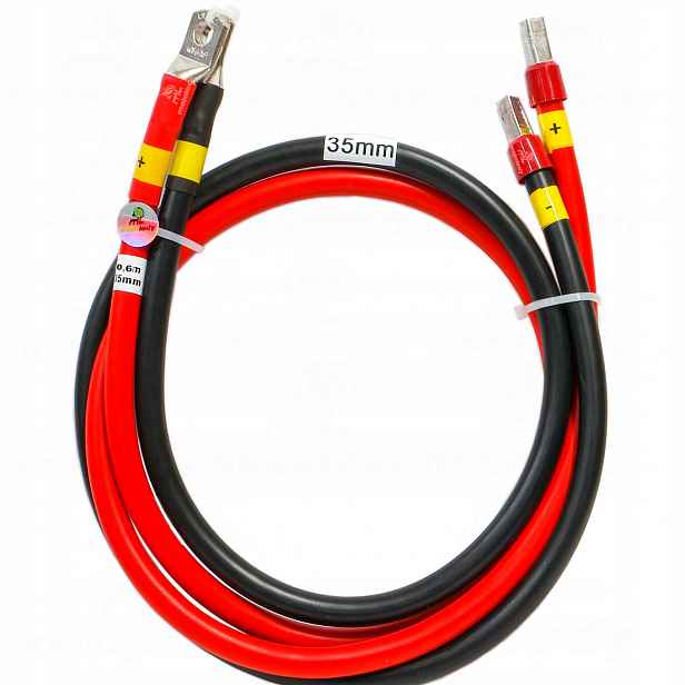 60 cm dlouhý kabel Lgy 35 M8 pro akumulátory a invertor