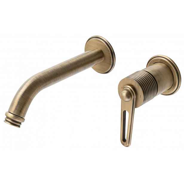Sapho - Umyvadlová baterie pod omítku, 2-otvorová instalace, s tělesem, bronz BB018/18