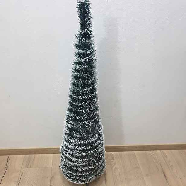 Umělý vánoční stromeček 120 cm, pružinový