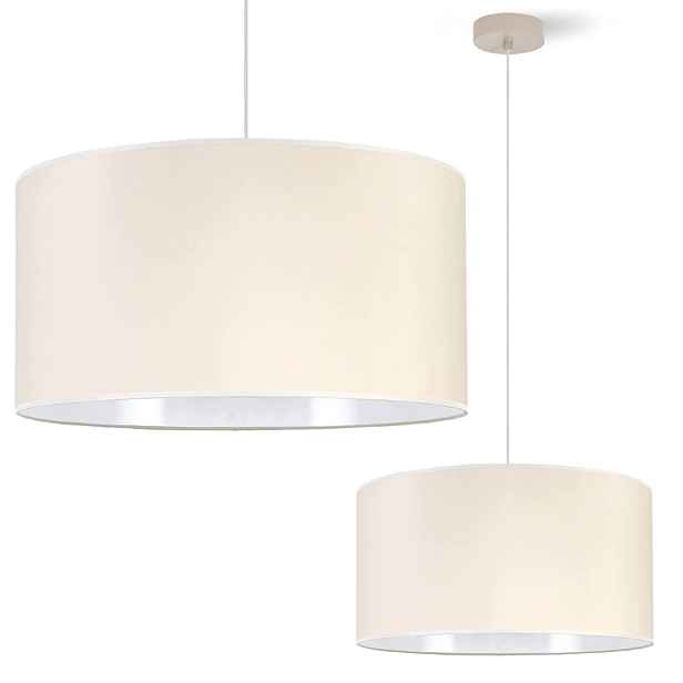 Závěsná Stropní Lampa Gyrndol S Krémovým Stínidlem Do Obývacího Pokoje Jídelny Kuchyně