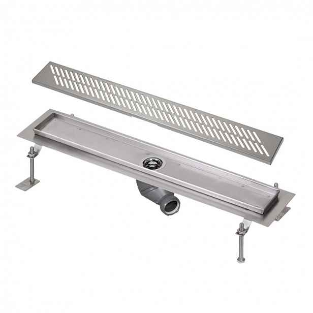 Sanela - Sprchový žlab do prostoru, délka 75 cm, lesklá nerez SLKN 03D