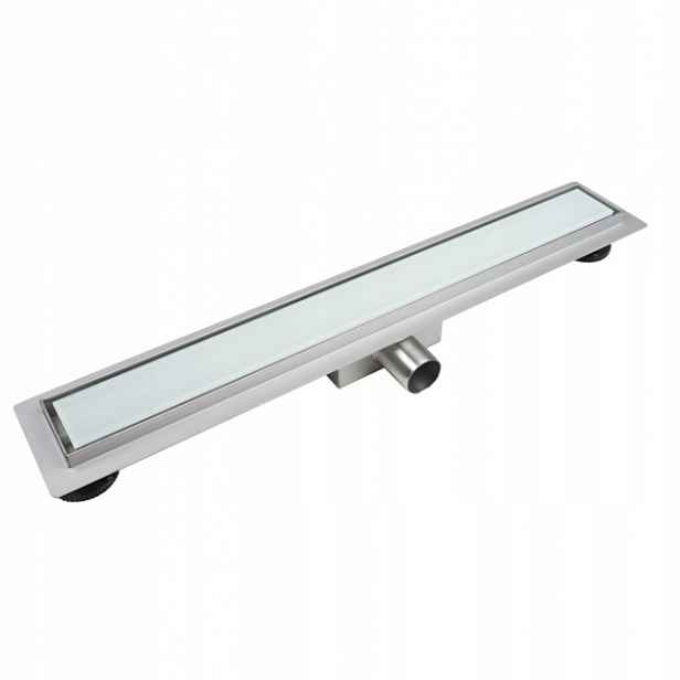 Skleněný Lineární odtok Balneo G-Drain Milky 80 cm