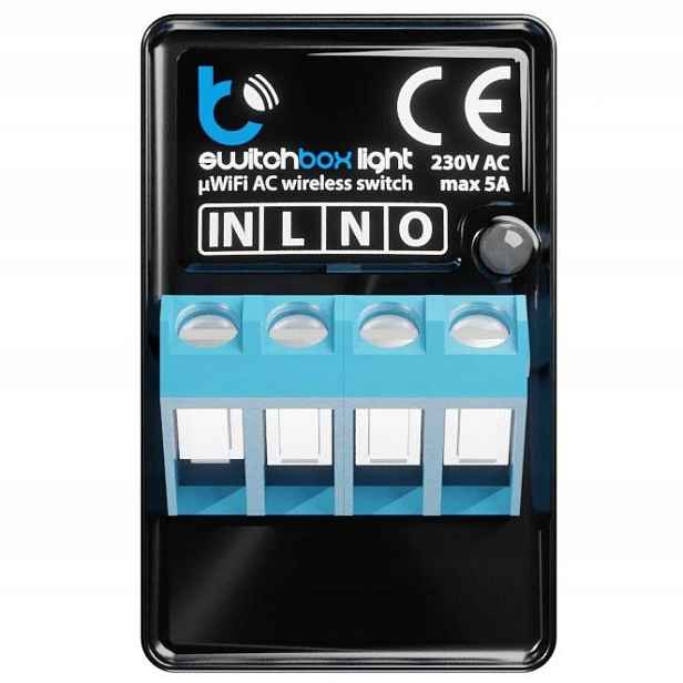 Přepínač Blebox SwitchBox Light WiFi Vypínač 230V Wi-Fi
