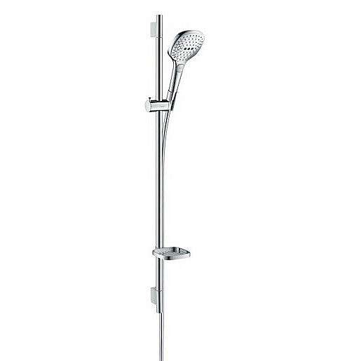 Sprchový set Hansgrohe Raindance Select E s mýdlenkou bílá/chrom 26623400