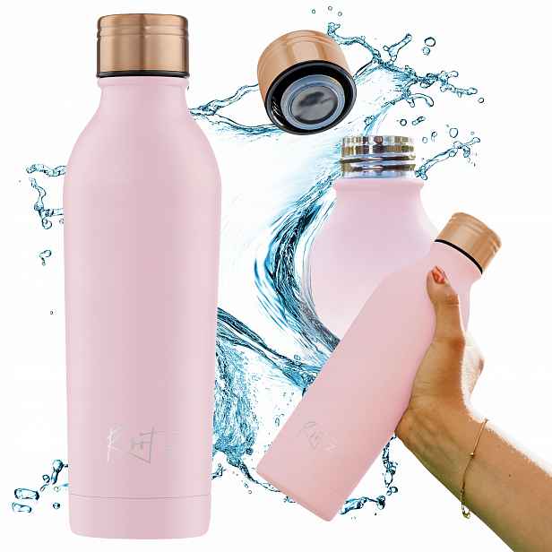 Termoska na kávu Růžová 500 ml Root7