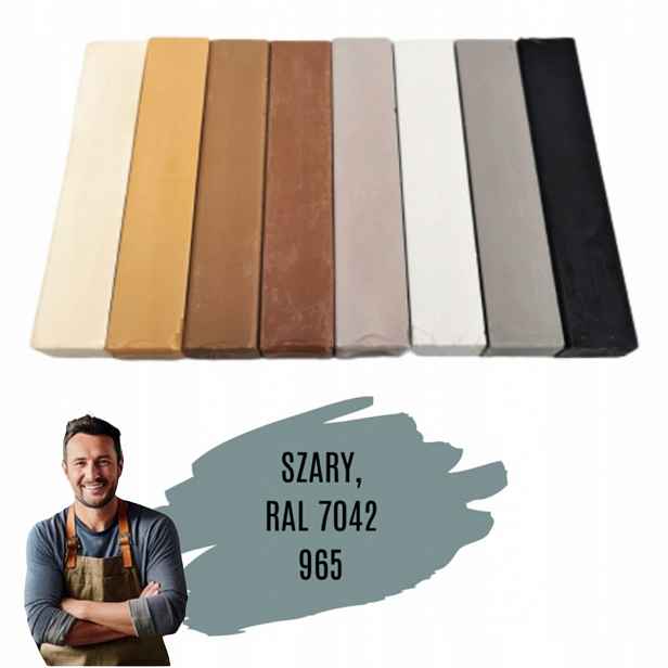 Tvrdý vosk Cleho C13 pro vyplnění mělkých poškození Šedý 965 8ks