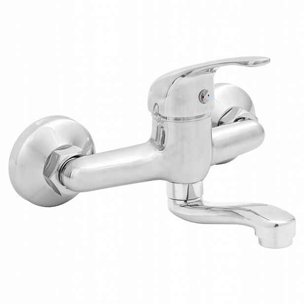 Umyvadlová/ dřezová baterie Mitris, délka raménka 15 cm (BC-79-K01-B) /sm/