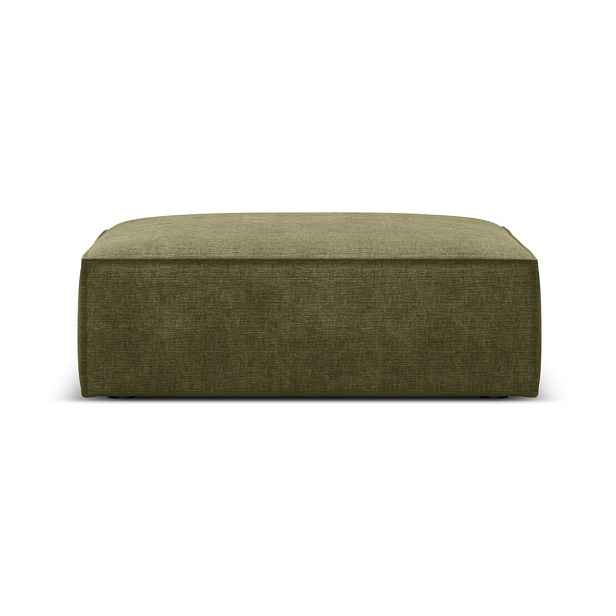 Zelená žinylková podnožka Vanda – Mazzini Sofas