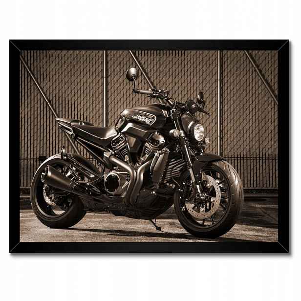 Plakáty v rámu 40x30 Harley Davidson Motocykl