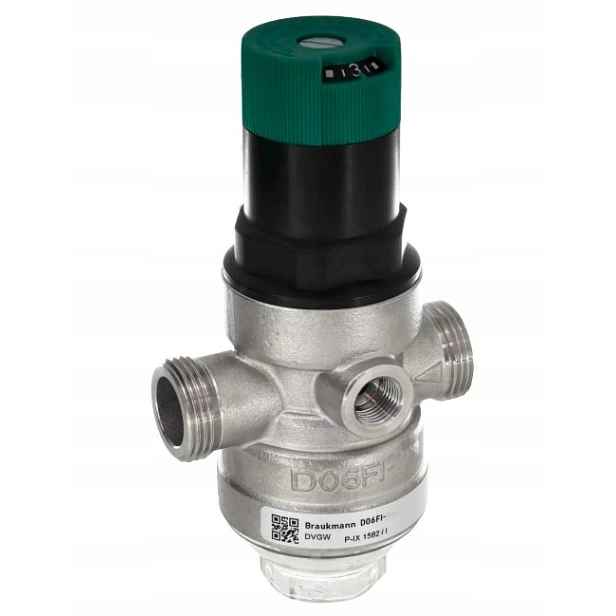 Regulátor tlaku D06FI-1E, nerezová ocel, Honeywell Resideo