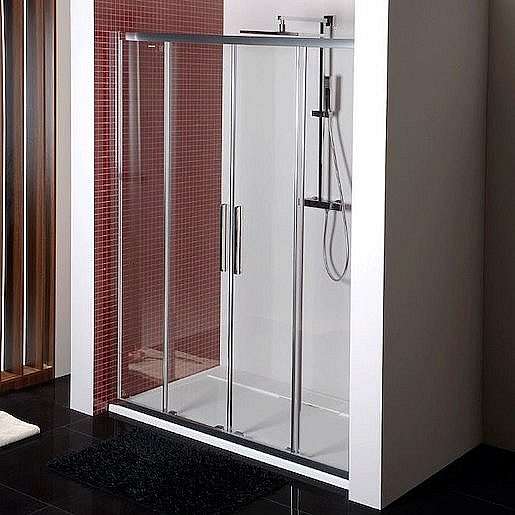 Sprchové dveře 160x200 cm Polysan LUCIS chrom lesklý DL4315